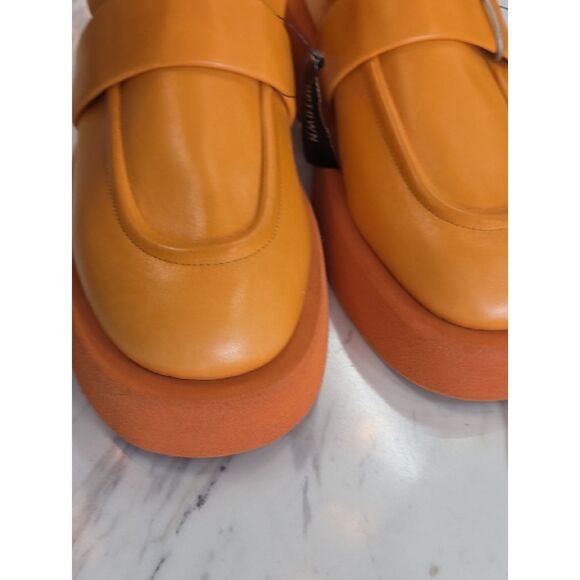 Men\'s Platform Slip-On Loafer in Bright Orange main image 5